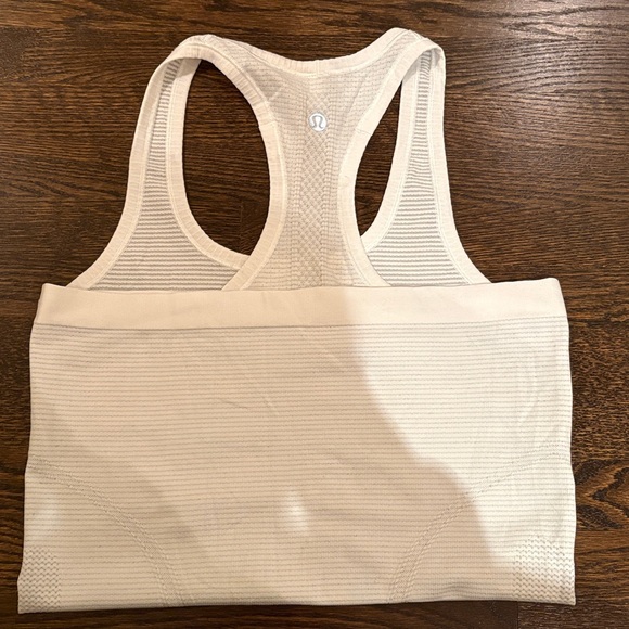 Lululemon White Racerback Tank - Picture 3 of 4